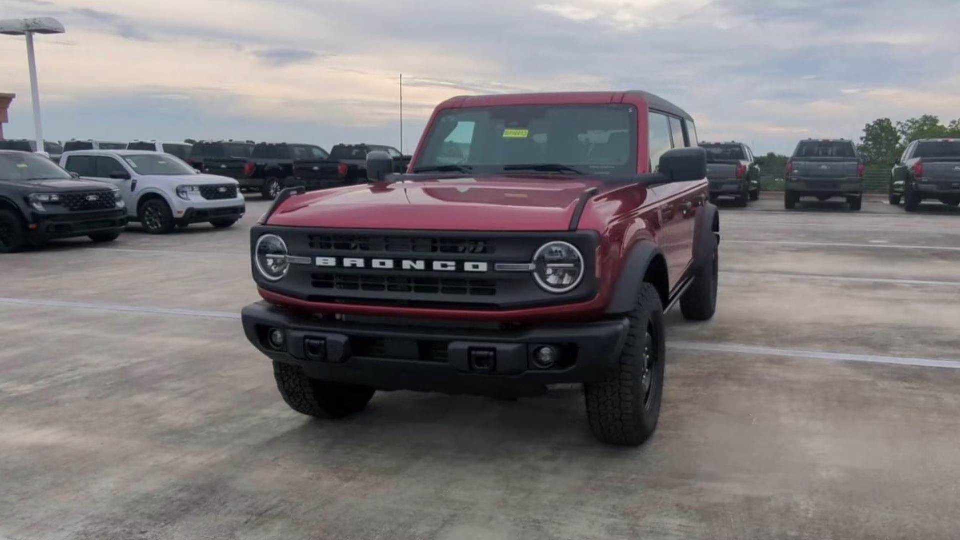 2026 Ruby Red Metallic Tinted Clearcoat Ford Bronco Big Bend 4X4 Convertible