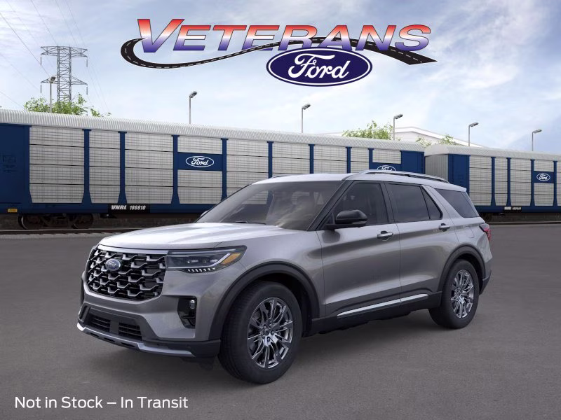 2026 Carbonized Gray Metallic Ford Explorer Platinum RWD SUV