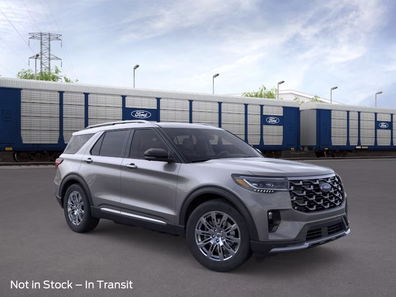 2026 Carbonized Gray Metallic Ford Explorer Platinum RWD SUV
