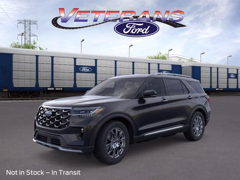 2026 Agate Black Metallic Ford Explorer Platinum RWD SUV