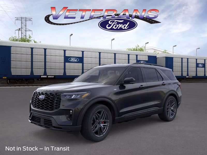 2026 Agate Black Metallic Ford Explorer ST-Line RWD SUV