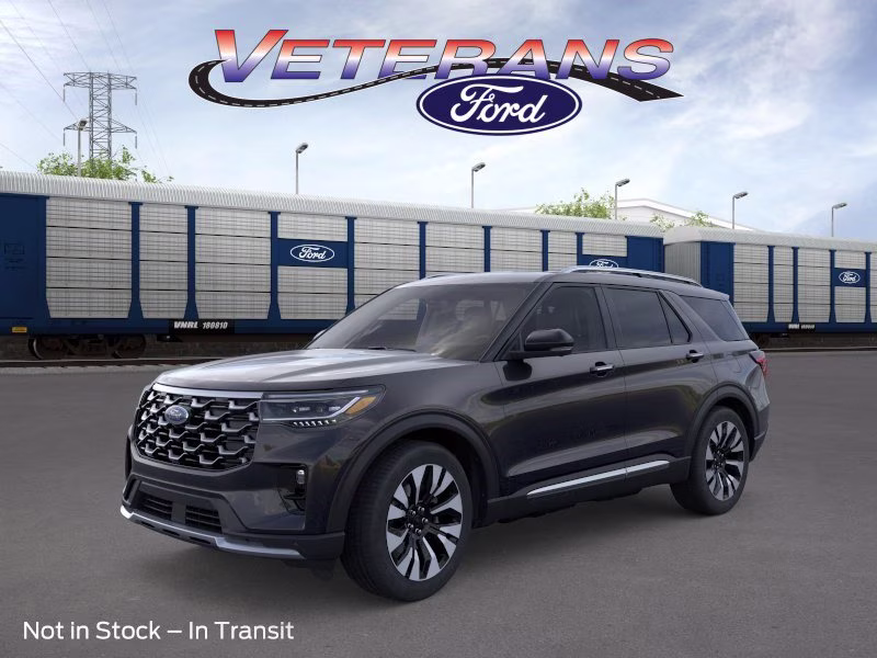 2026 Agate Black Metallic Ford Explorer Platinum 4X4 SUV