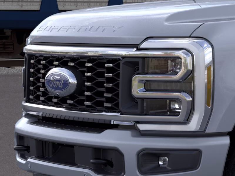 2026 Glacier Gray Metallic Tricoat Ford Super Duty F-350 DRW Platinum Crew Cab Pickup 4X4 Truck
