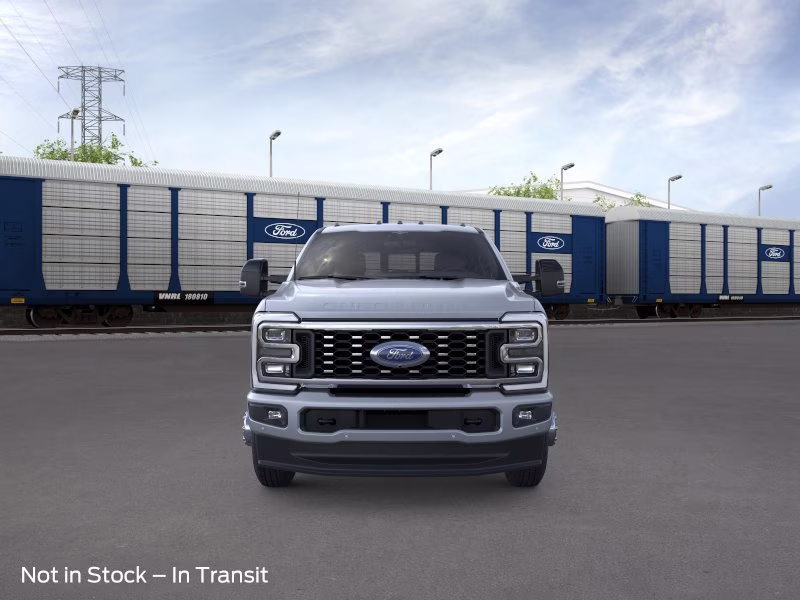 2026 Glacier Gray Metallic Tricoat Ford Super Duty F-350 DRW Platinum Crew Cab Pickup 4X4 Truck