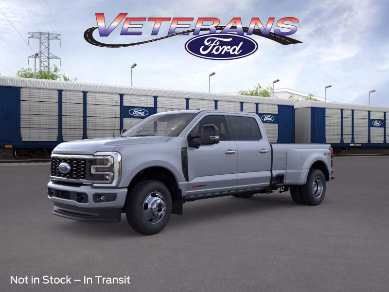 2026 Glacier Gray Metallic Tricoat Ford Super Duty F-350 DRW Platinum Crew Cab Pickup 4X4 Truck
