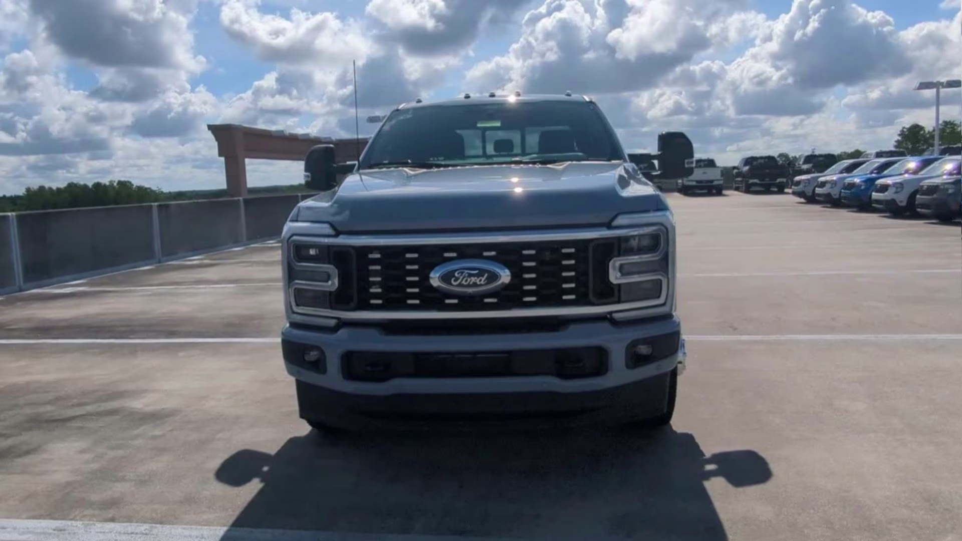 2026 Glacier Gray Metallic Tricoat Ford Super Duty F-350 DRW Platinum Crew Cab Pickup 4X4 Truck
