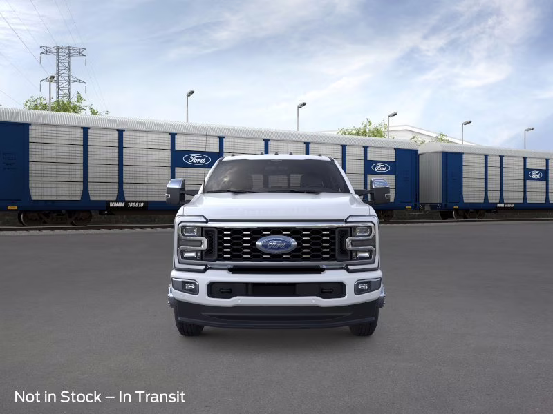 2026 Star White Metallic Tri-Coat Ford Super Duty F-350 DRW Platinum Crew Cab Pickup 4X4 Truck