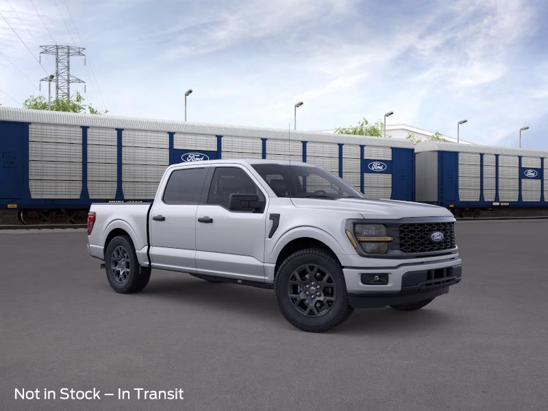 2026 Iconic Silver Metallic Ford F-150 STX Crew Cab Pickup RWD Truck