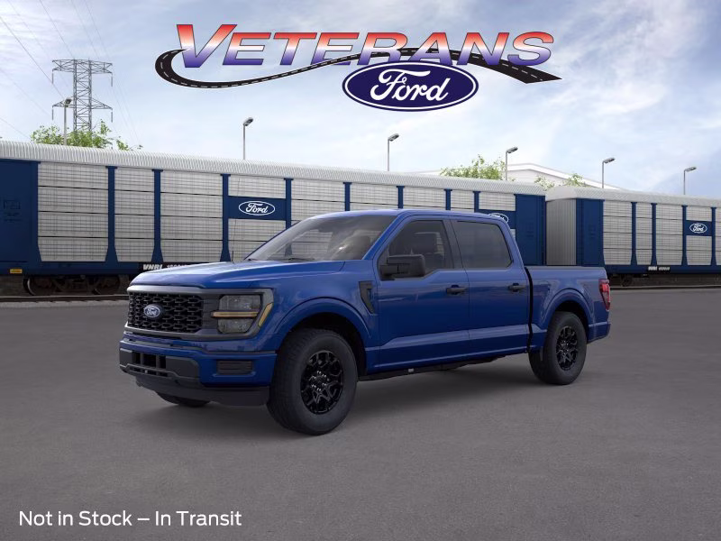 2026 Argon Blue Metallic Ford F-150 STX Crew Cab Pickup RWD Truck