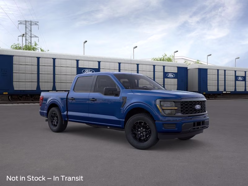 2026 Argon Blue Metallic Ford F-150 STX Crew Cab Pickup RWD Truck