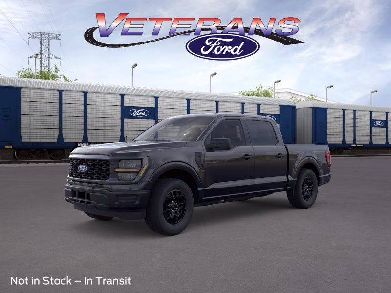 2026 Agate Black Metallic Ford F-150 STX Crew Cab Pickup RWD Truck