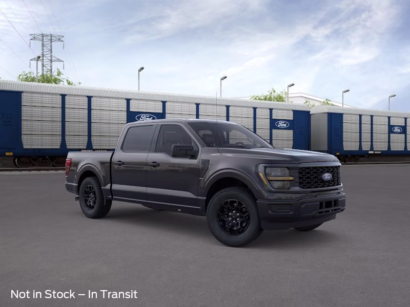 2026 Agate Black Metallic Ford F-150 STX Crew Cab Pickup RWD Truck