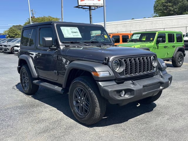 2026 Granite Crystal Metallic Clearcoat Jeep Wrangler Sport S 4X4 Convertible