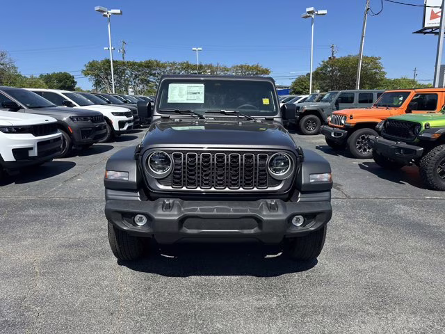 2026 Granite Crystal Metallic Clearcoat Jeep Wrangler Sport S 4X4 Convertible