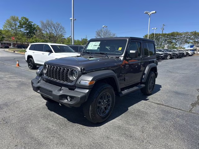 2026 Granite Crystal Metallic Clearcoat Jeep Wrangler Sport S 4X4 Convertible