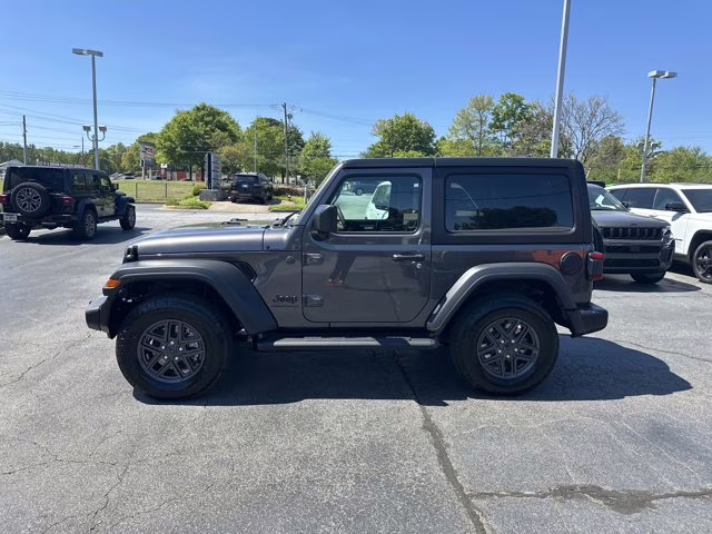 2026 Granite Crystal Metallic Clearcoat Jeep Wrangler Sport S 4X4 Convertible