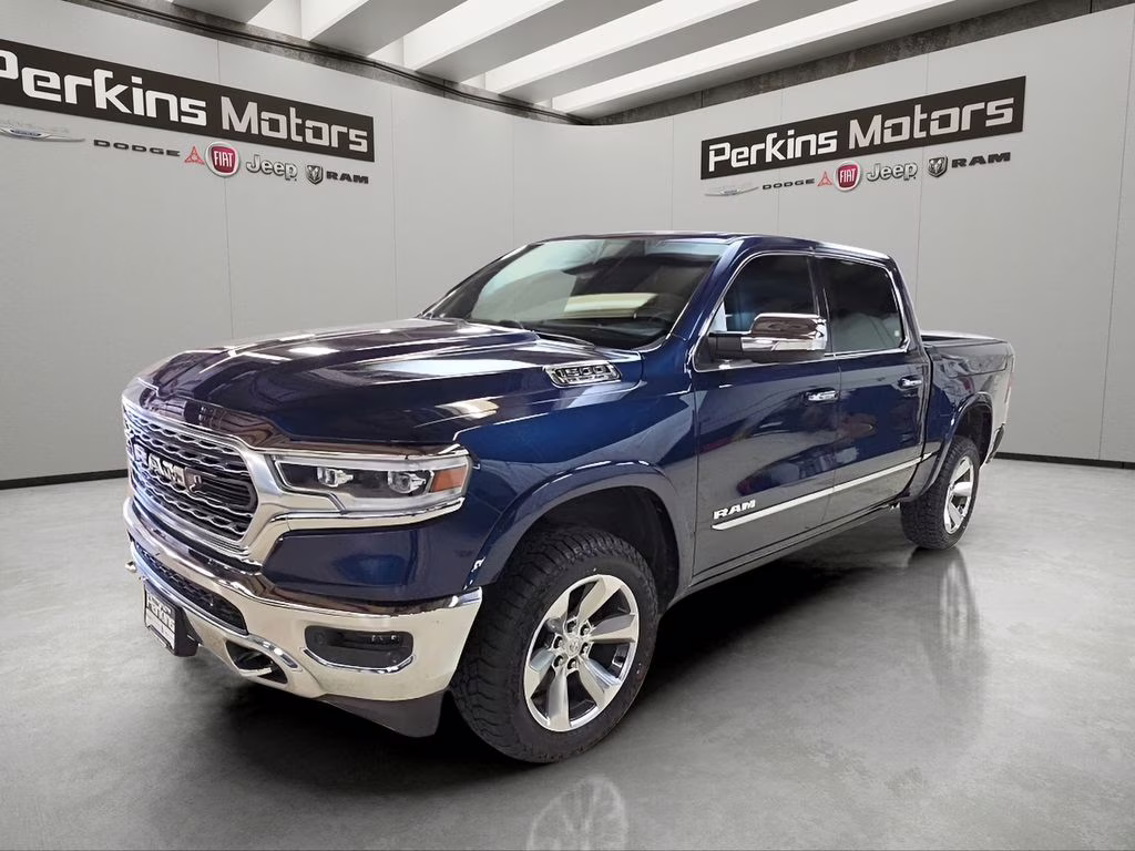 2020 Patriot Blue Pearlcoat Ram 1500 Limited 4X4 Truck
