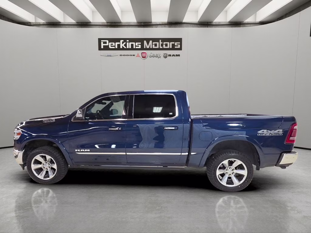 2020 Patriot Blue Pearlcoat Ram 1500 Limited 4X4 Truck