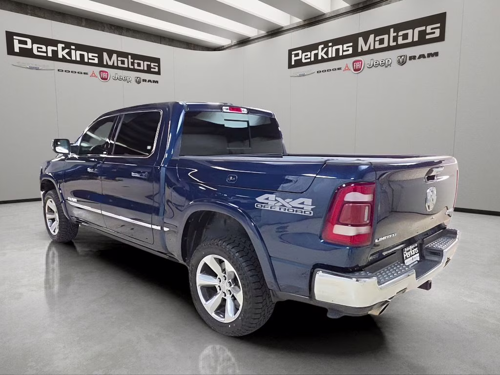 2020 Patriot Blue Pearlcoat Ram 1500 Limited 4X4 Truck