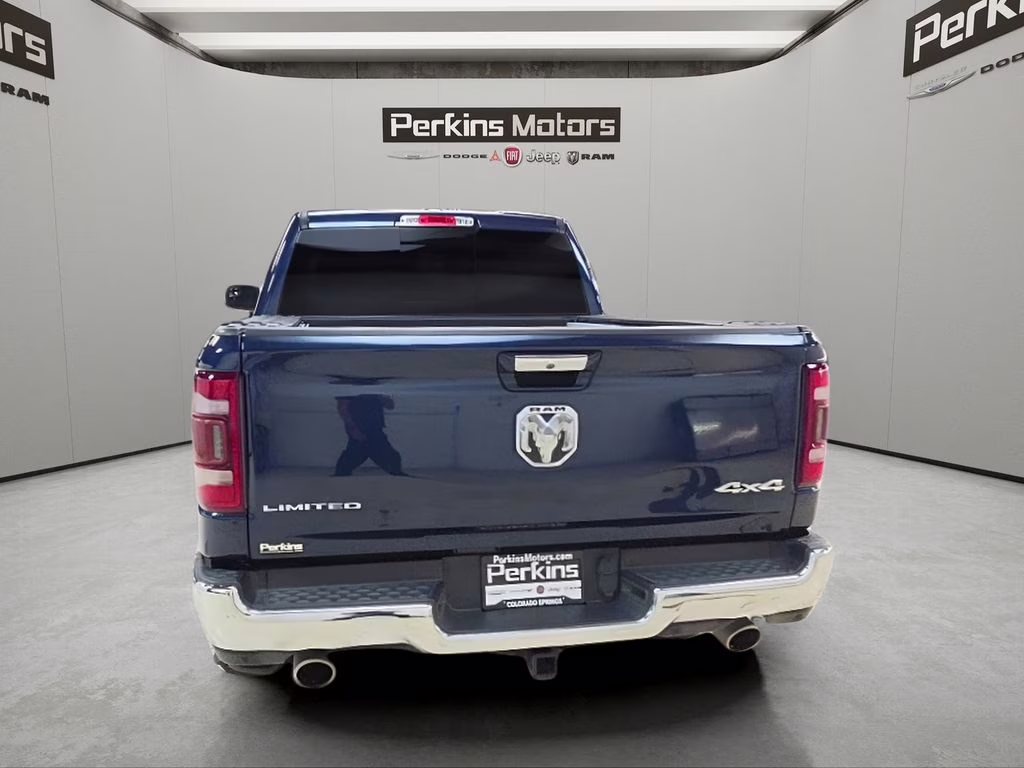 2020 Patriot Blue Pearlcoat Ram 1500 Limited 4X4 Truck