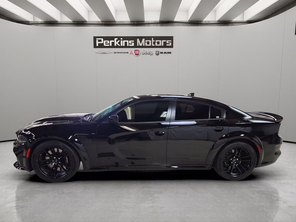 2022 Pitch Black Clearcoat Dodge Charger SRT Hellcat Widebody RWD Sedan