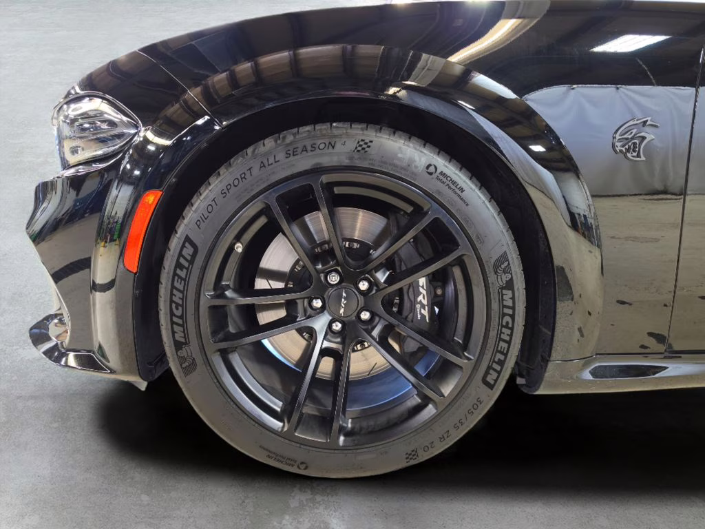 2022 Pitch Black Clearcoat Dodge Charger SRT Hellcat Widebody RWD Sedan