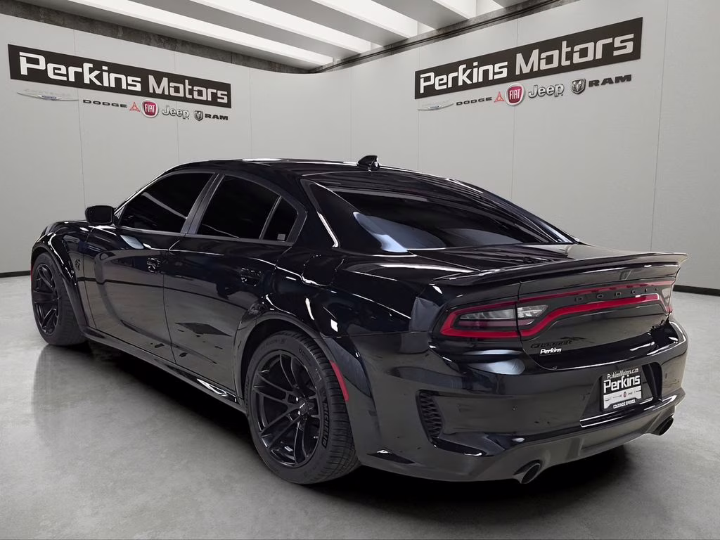 2022 Pitch Black Clearcoat Dodge Charger SRT Hellcat Widebody RWD Sedan