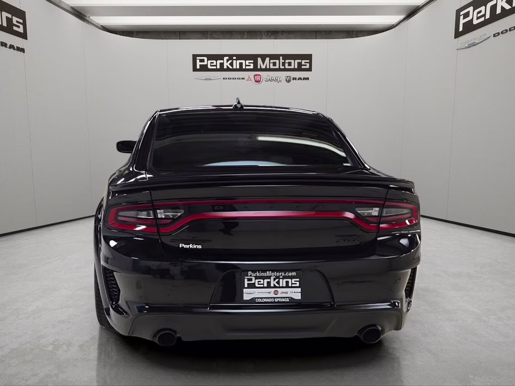2022 Pitch Black Clearcoat Dodge Charger SRT Hellcat Widebody RWD Sedan