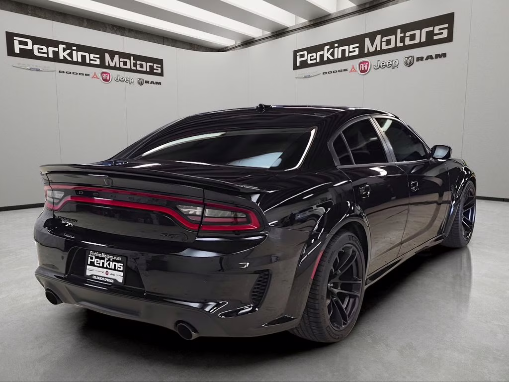 2022 Pitch Black Clearcoat Dodge Charger SRT Hellcat Widebody RWD Sedan