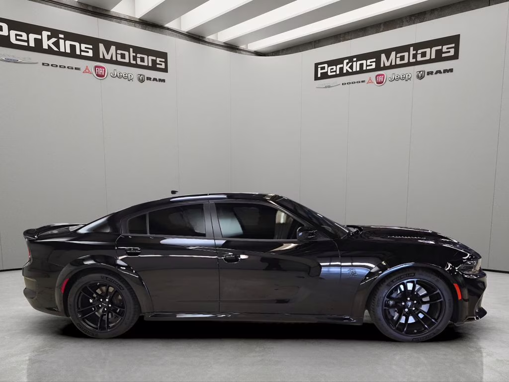 2022 Pitch Black Clearcoat Dodge Charger SRT Hellcat Widebody RWD Sedan
