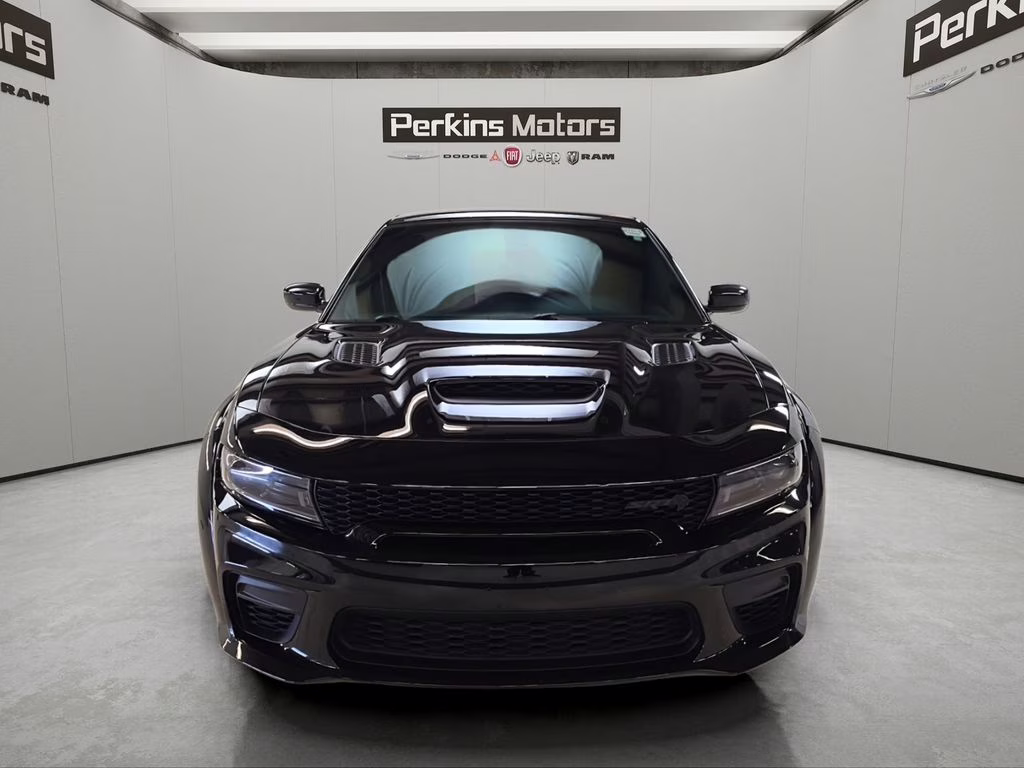 2022 Pitch Black Clearcoat Dodge Charger SRT Hellcat Widebody RWD Sedan