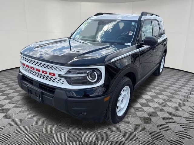 2025 Shadow Black Ford Bronco Sport Heritage 4X4 SUV