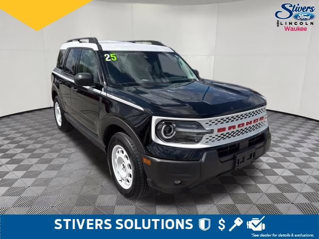 2025 Shadow Black Ford Bronco Sport Heritage 4X4 SUV