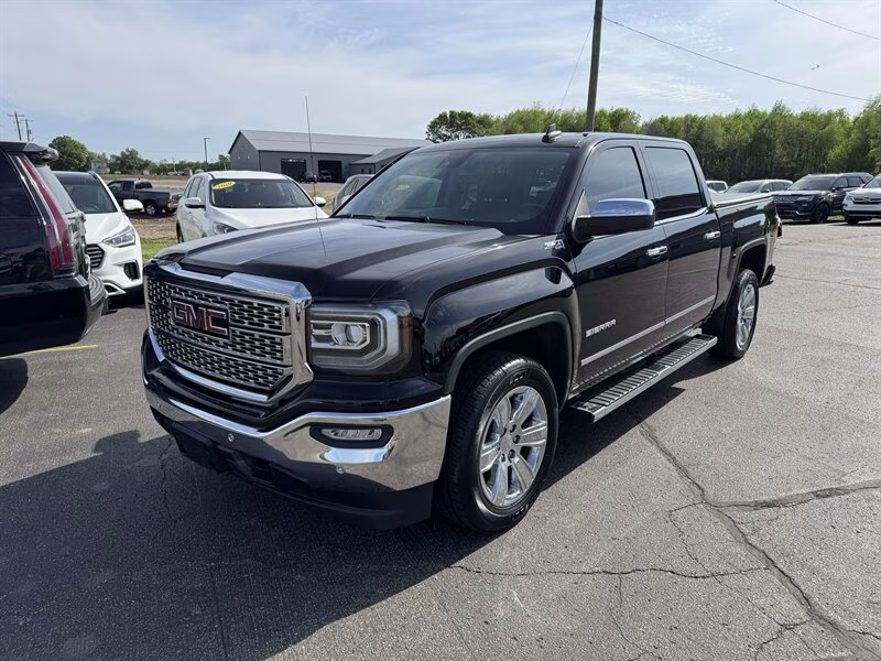 2017 Onyx Black GMC Sierra 1500 SLT 4X4 Truck