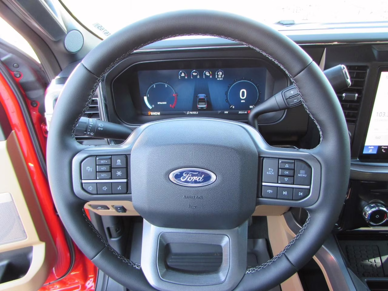 2026 Race Red Ford Super Duty F-350 SRW Lariat 4X4 Truck