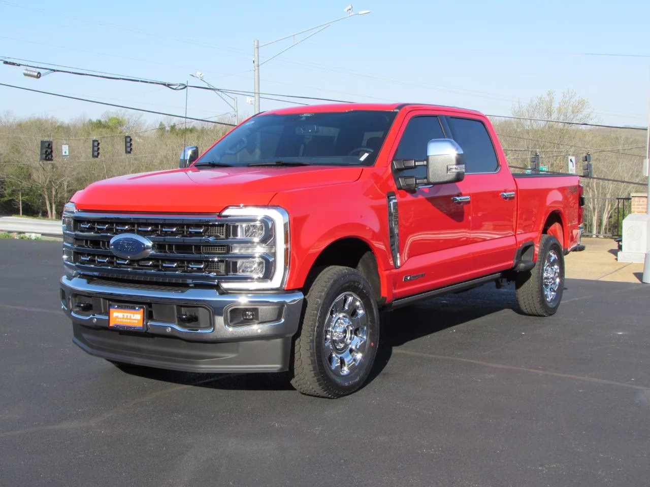 2026 Race Red Ford Super Duty F-350 SRW Lariat 4X4 Truck