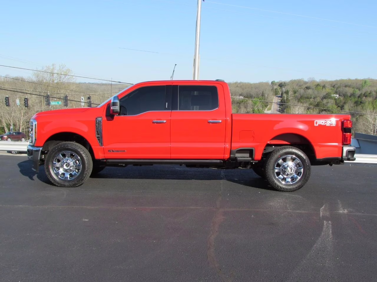 2026 Race Red Ford Super Duty F-350 SRW Lariat 4X4 Truck