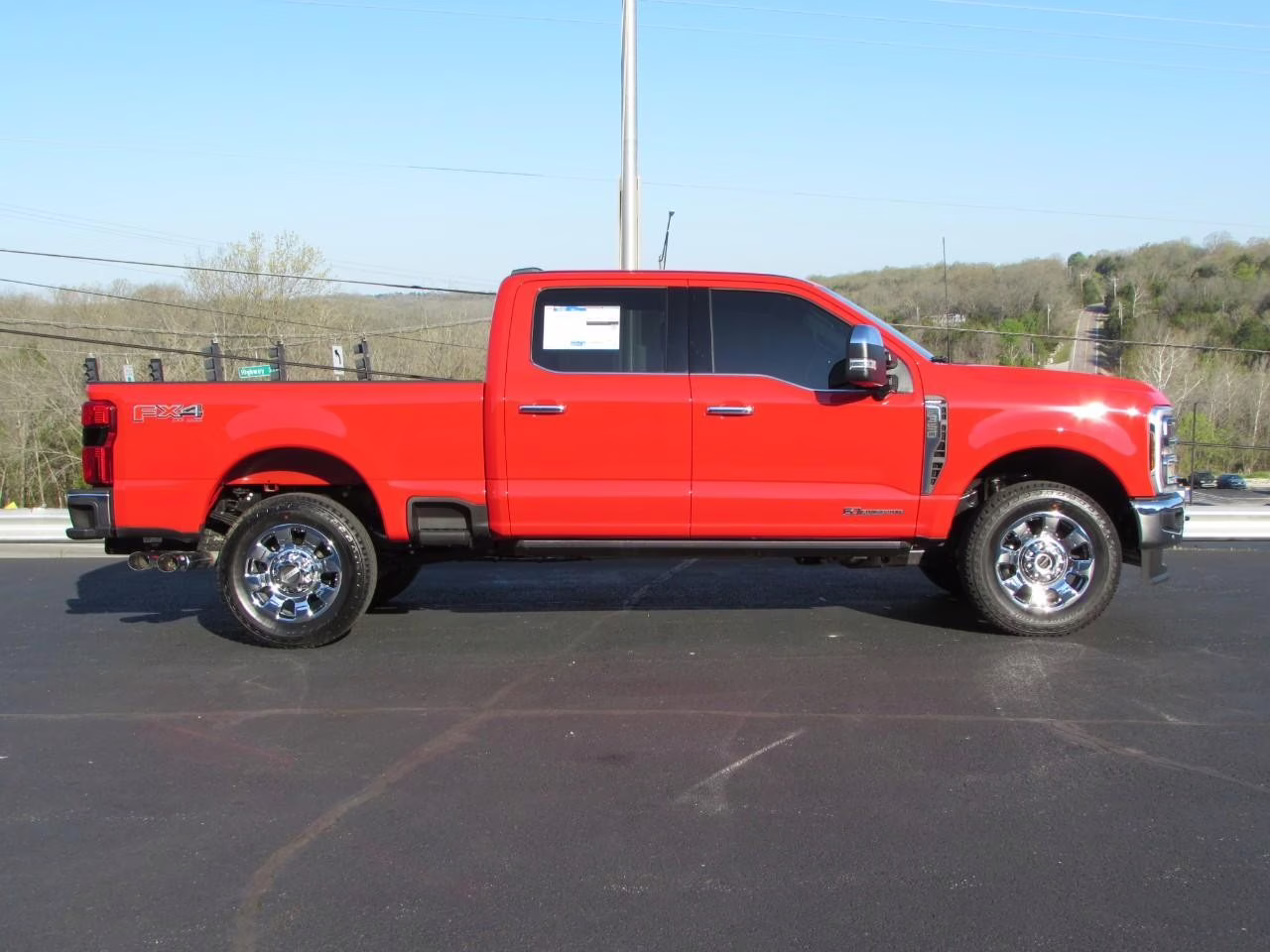 2026 Race Red Ford Super Duty F-350 SRW Lariat 4X4 Truck