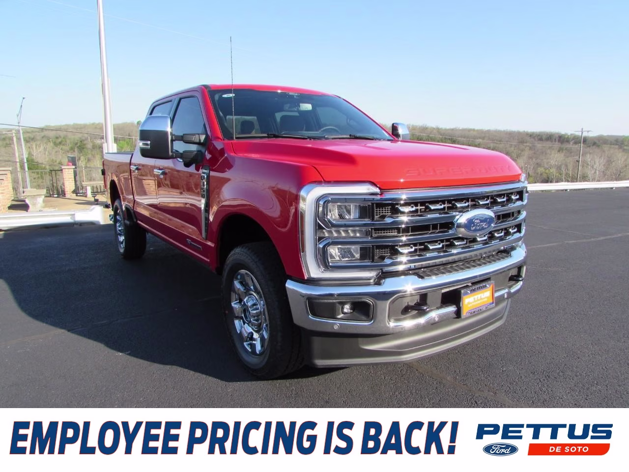 2026 Race Red Ford Super Duty F-350 SRW Lariat 4X4 Truck