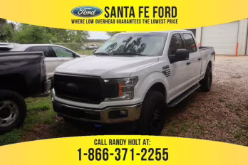 2019 White Ford F-150 XLT 4X4 Truck