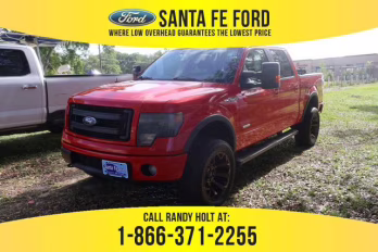 2013 Red Ford F-150 FX4 4X4 Truck
