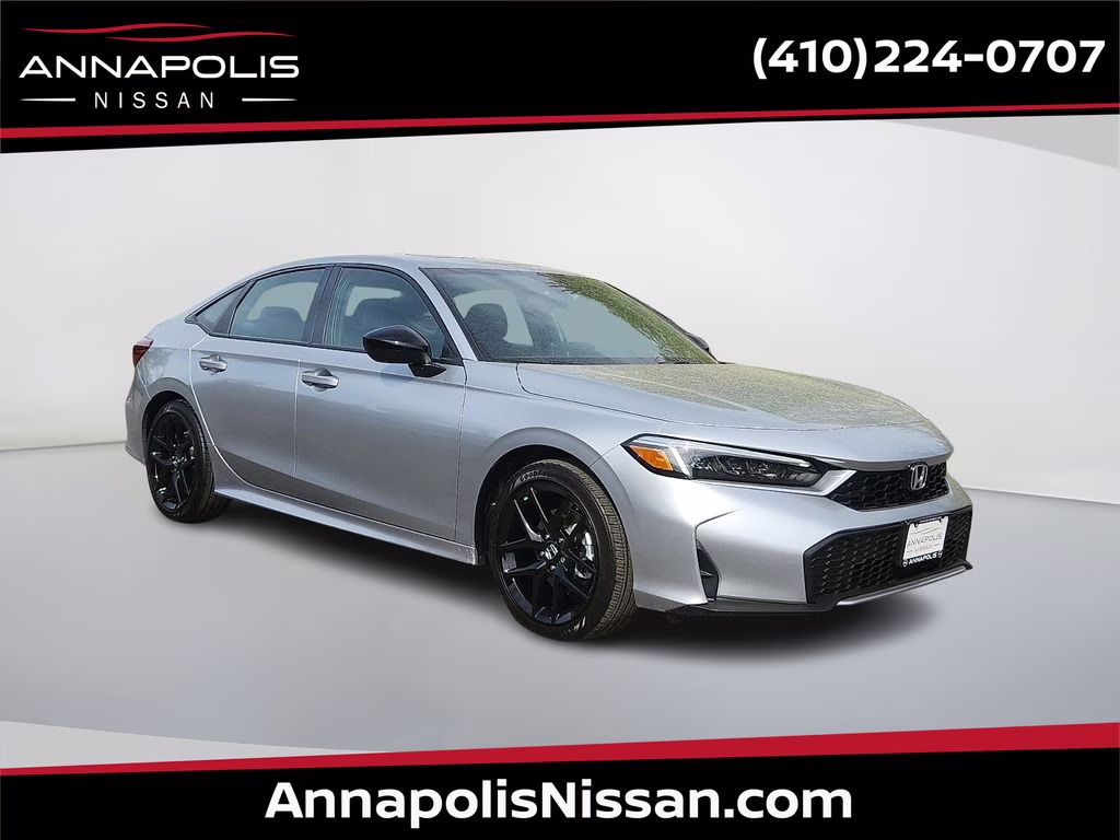2026 Meteorite Gray Metallic Honda Civic Hybrid Sport FWD Sedan