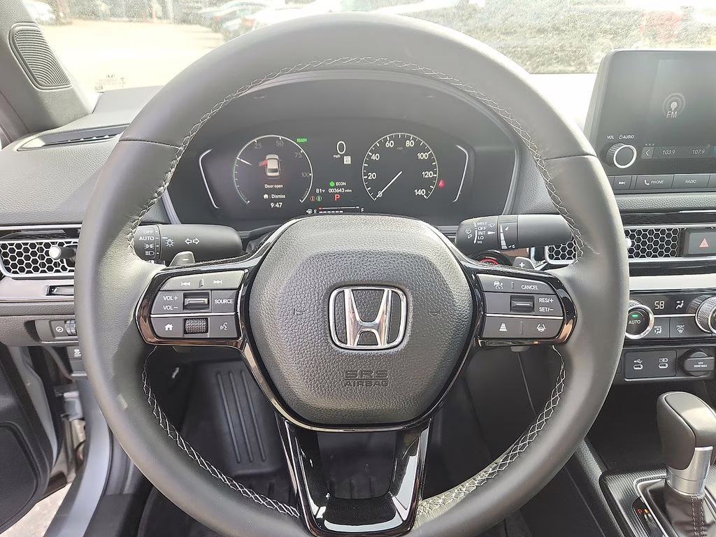 2026 Meteorite Gray Metallic Honda Civic Hybrid Sport FWD Sedan