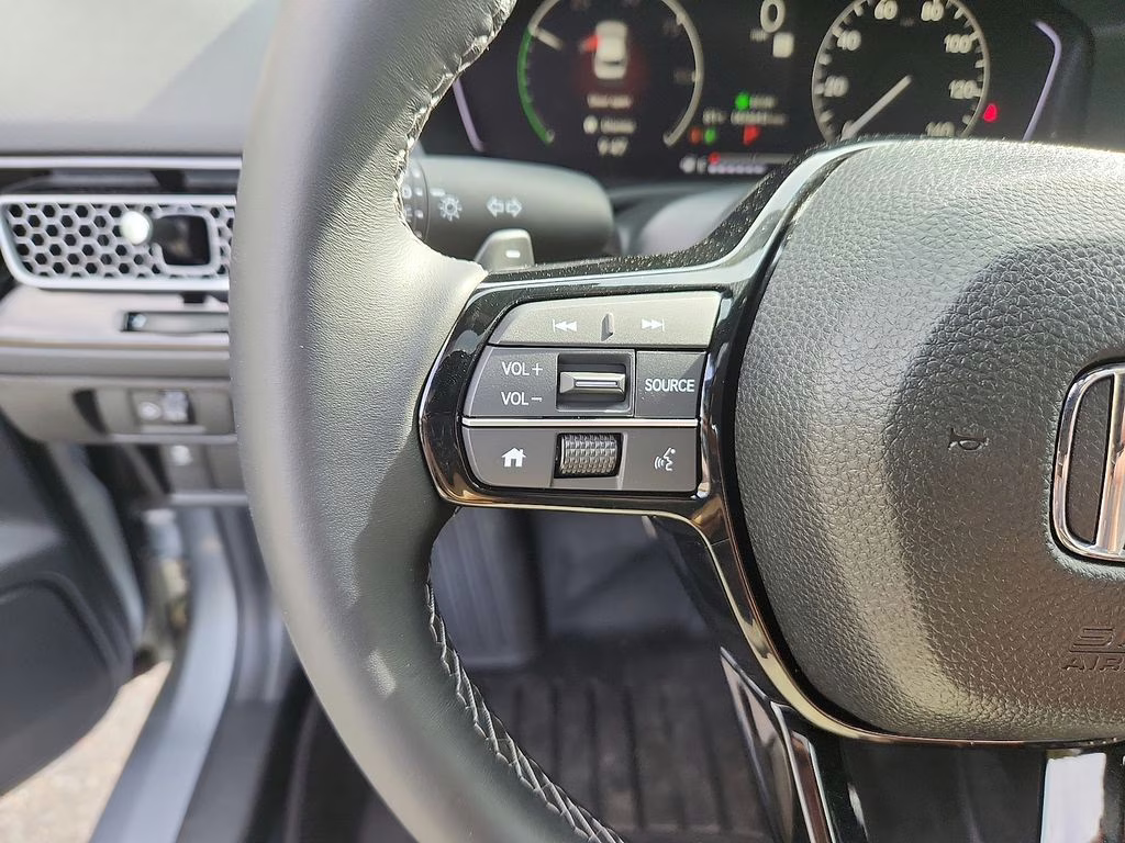 2026 Meteorite Gray Metallic Honda Civic Hybrid Sport FWD Sedan