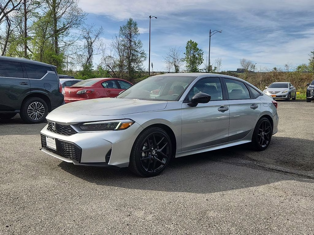 2026 Meteorite Gray Metallic Honda Civic Hybrid Sport FWD Sedan