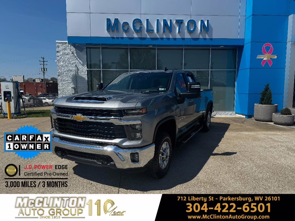 2025 Sterling Gray Metallic Chevrolet Silverado LT 4X4 Truck