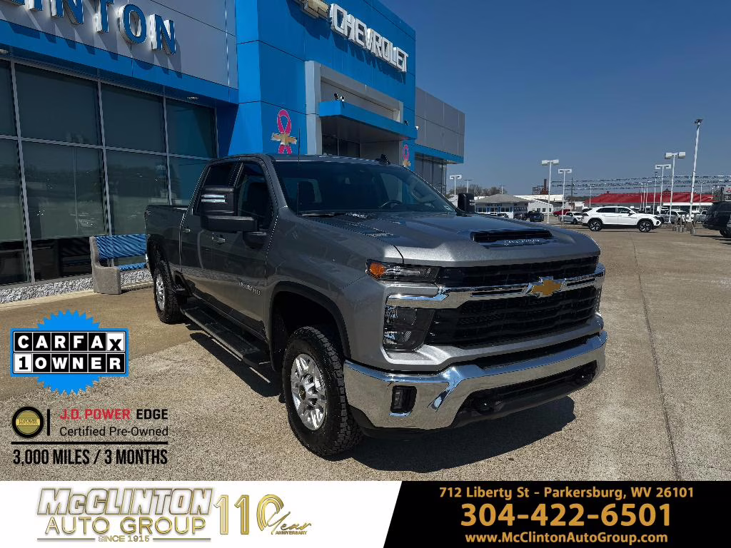 2025 Sterling Gray Metallic Chevrolet Silverado LT 4X4 Truck
