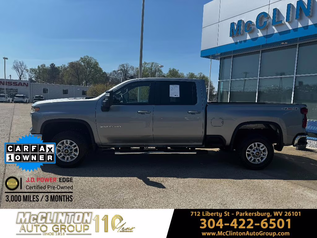 2025 Sterling Gray Metallic Chevrolet Silverado LT 4X4 Truck