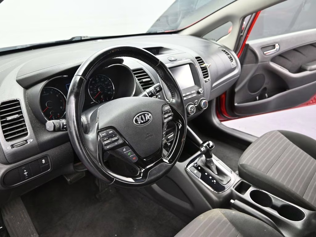 2017 Currant Red Kia Forte S FWD Sedan