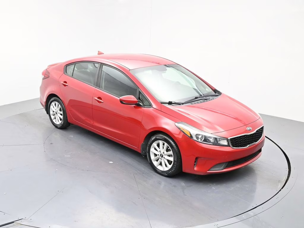 2017 Currant Red Kia Forte S FWD Sedan